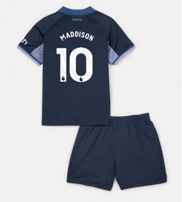 Tottenham Hotspur James Maddison #10 Replica Away Stadium Kit for Kids 2023-24 Short Sleeve (+ pants)